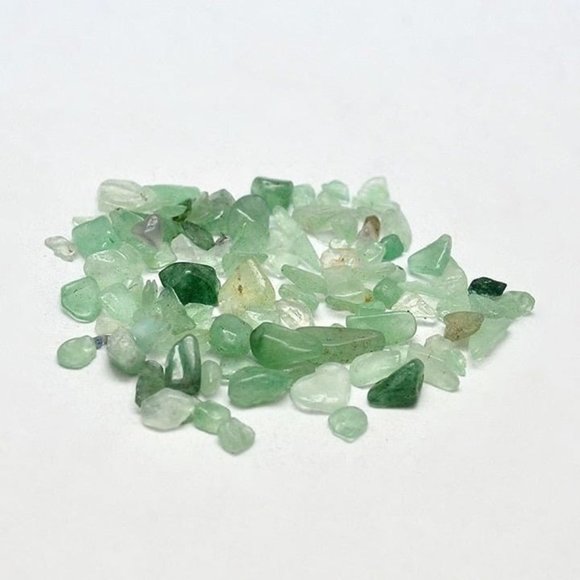 500g Mini Green Aventurine Chip Beads - No Hole - Picture 1 of 1
